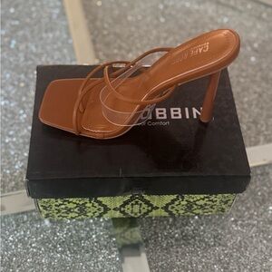 Cape Robbin Women's Brown Strappy Heels